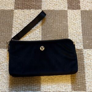 Lululemon Black Velvet Wristlet